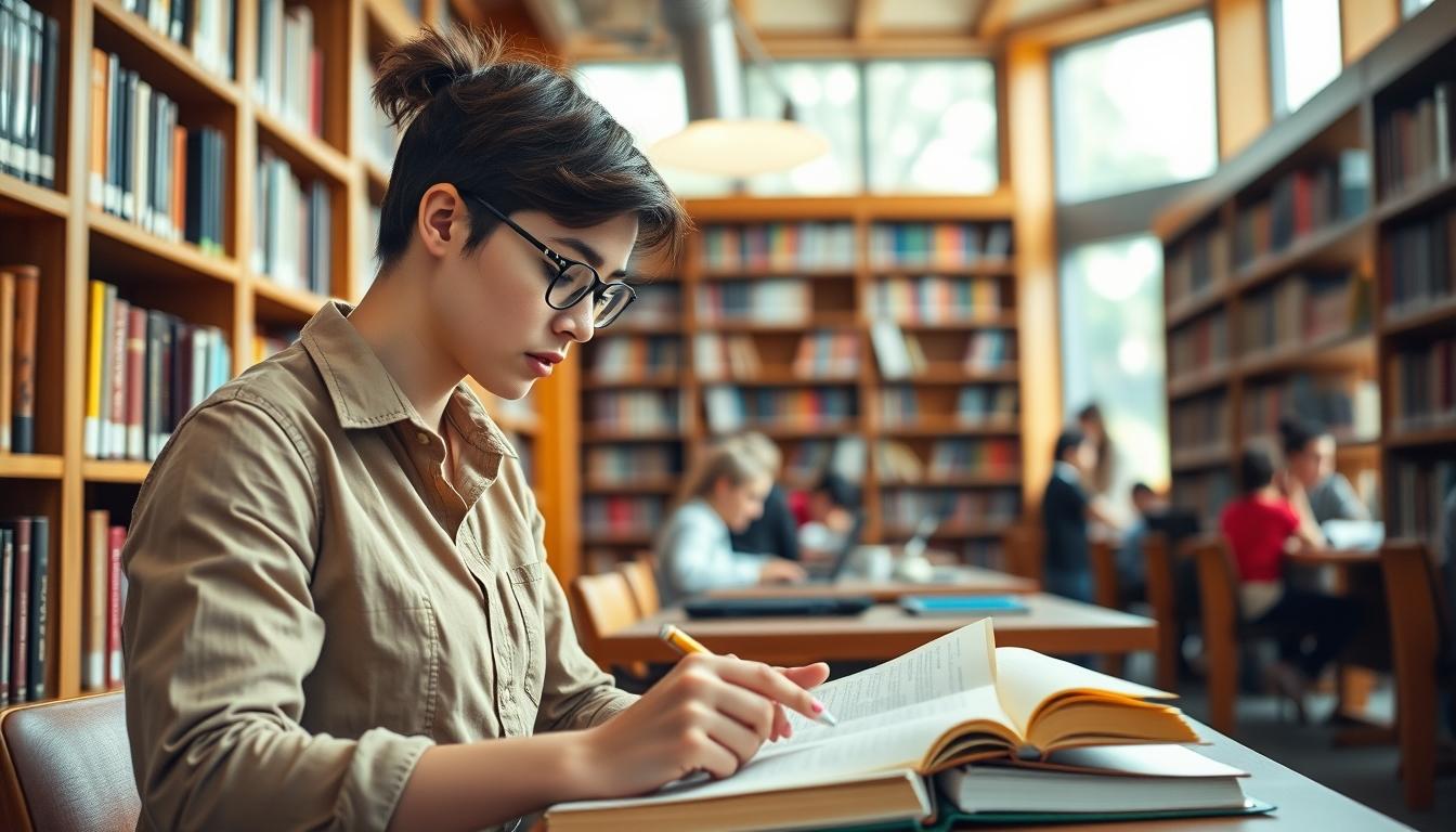 Modern university campus for students